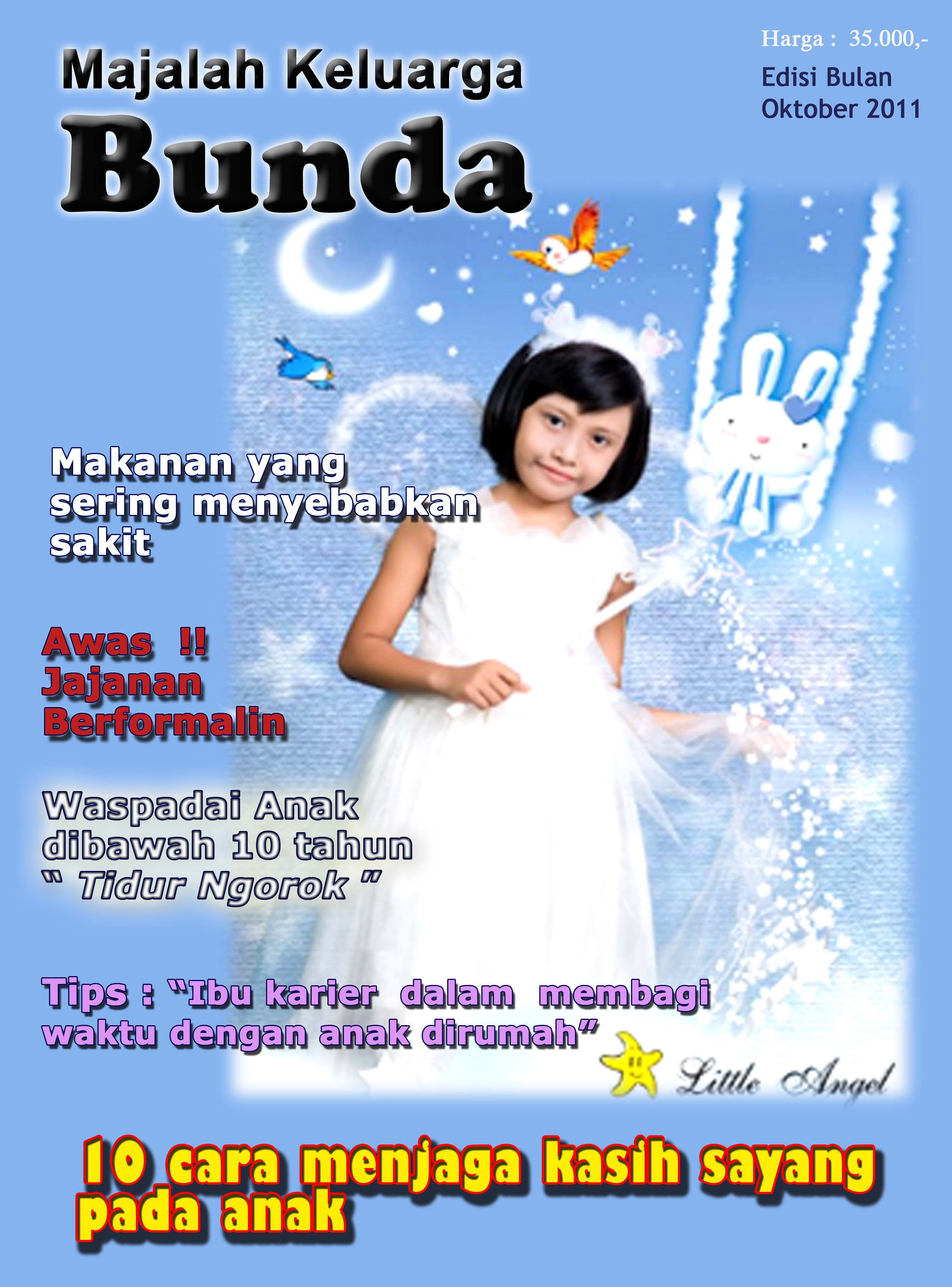 Contoh Cover Majalah  Tertia Avini